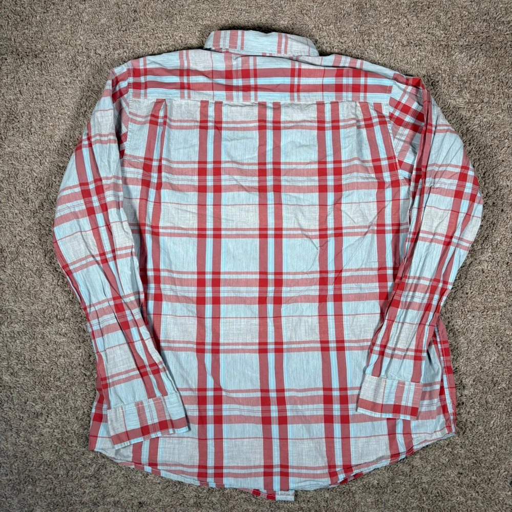 The North Face Plaid Button Up Long Sleeve Casual Shirt‎ Mens XL Outdoor Hiking